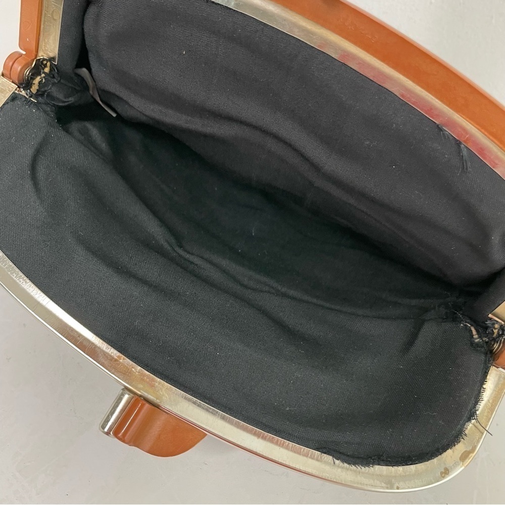 Vintage Mid-Century Modern MCM Minimalist Woven Clutch Purse Hong Kong - Picture 9 of 15